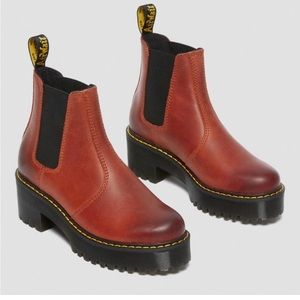 NWOT Rometty Quad Platform Chelsea Brick Burnished Wyoming US 6